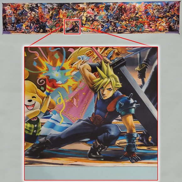 8 foot Super Smash Bros. Ultimate Mural Everyone Is Here! banner tapestry flag - Picture 5 of 10